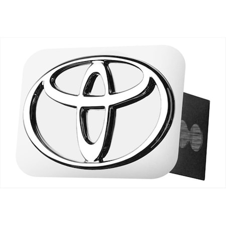 Auto Gold TTOYC Chrome Hitch Cover With Toyota Logo A31-TTOYC